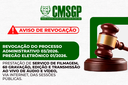 REVOGAÇÃO do Processo Administrativo 03/2026. Pregão Eletrônico 01/2026.