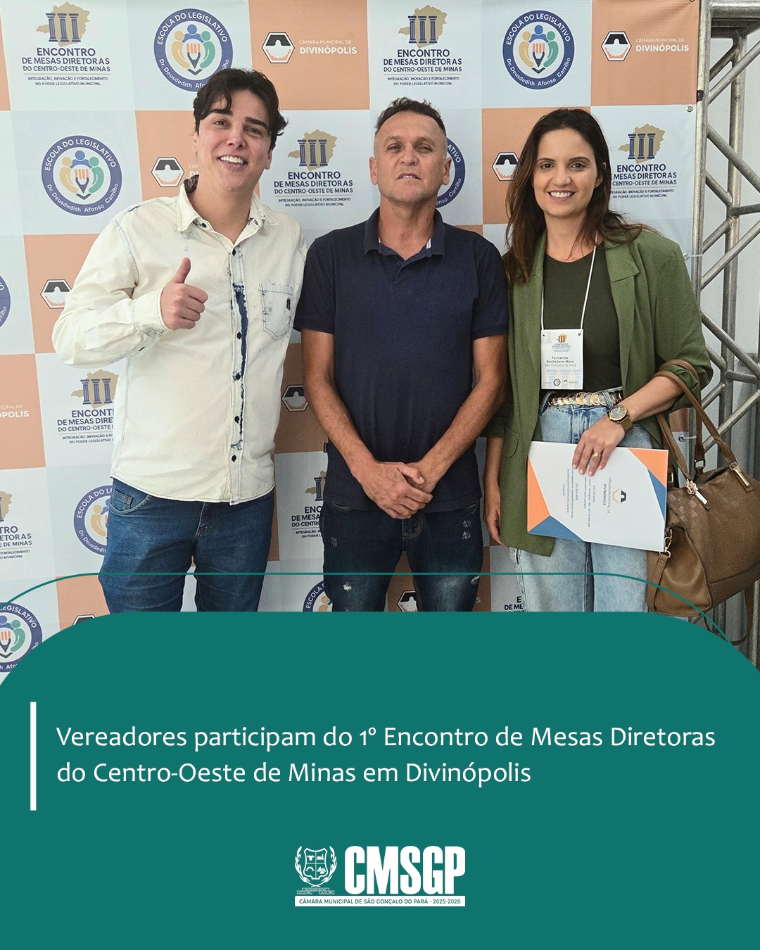 Vereadores participam do 1º Encontro de Mesas Diretoras do Centro Oeste de Minas em Divinópolis